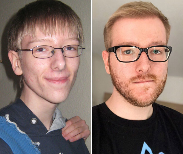 11. 7 års skillnad mellan bilderna