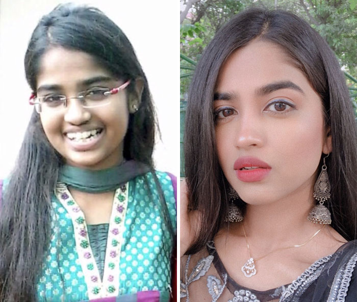 13. 7 år mellan bilderna